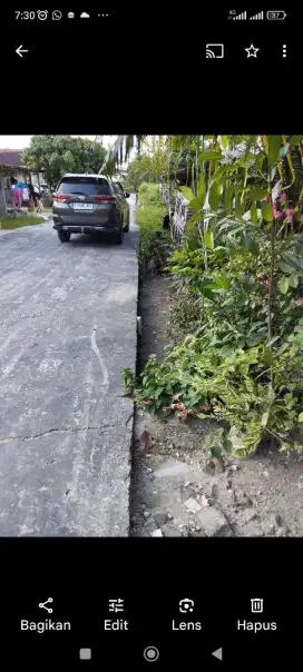 Dijual tanah segera