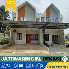 Rumah dijual Baru, 2 Lt. Jatiwaringin, Bekasi dekat ke Lubang Buaya