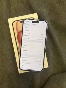 Iphone 15 128gb garansi Resmi