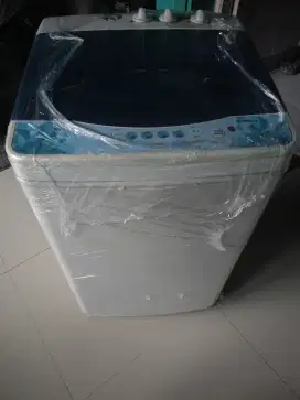 Mesin cuci satu tabung merk Sharp sistem manual siap pakai muluss