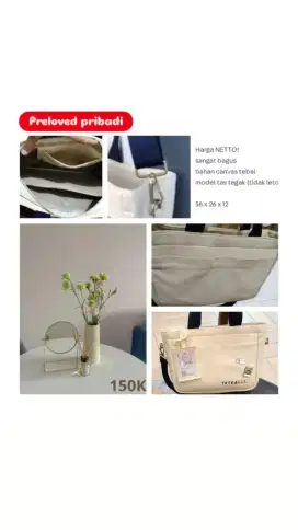 TAS LAPTOP 16 CANVAS TEBAL