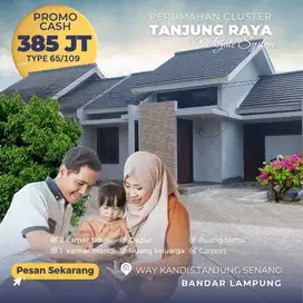 DI JUAL RUMAH CLASTER SIAP HUNI DI WAY KANDIS BANDARLAMPUNG