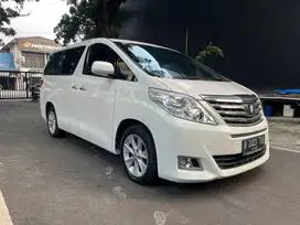 DP 0% TOYOTA ALPHARD 2.4 X AT 2012 PUTIH