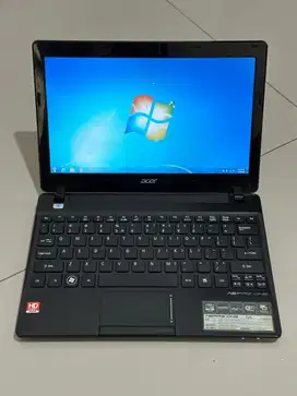 Notebook Acer Aspire One 725 AMD C60/4GB/320Gb/Layar 12/NORMAL