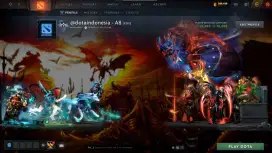 Akun Dota 2 Fresh Prestige free Dota plus