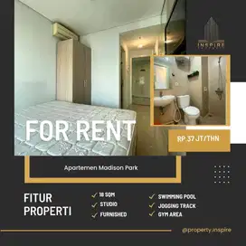 Sewa Apartemen Madison park studio strategis termurah di jakarta barat