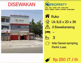 DISEWAKAN 2 unit ruko jalan bawakaraeng dkt urip dan mesjid raya
