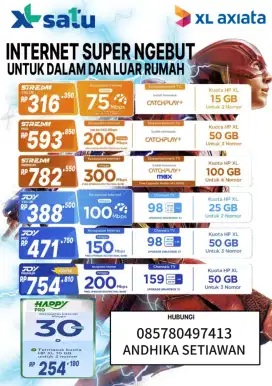 INTERNET WIFI UNLIMITED XL SATU