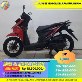 HONDA ALL NEW BEAT CBS 2024 CASH/KREDIT SYARAT MUDAH KTP KK