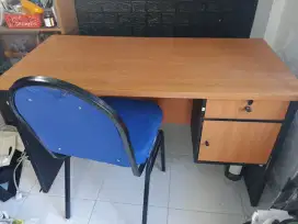 Meja belajar/kantor + kursi