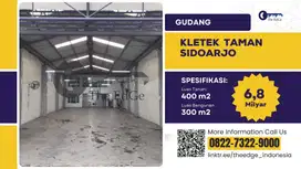 Gudang Showroom 300 Meter Nol Jalan Nasional Taman Sidoarjo The Edge