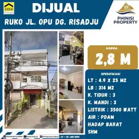 RUKO JLN.OPU DG.SIRAJU / CENDRAWASIH
