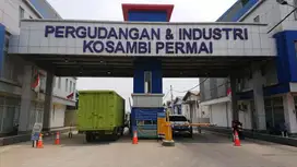 Gudang Murah Bebas Banjir komplek pergudangan Kosambi Permai