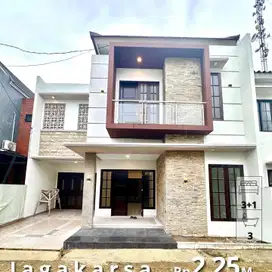 Rumah minimalis modern dalam cluster jagakarsa