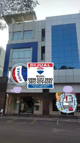 Jual 2u ruko gandeng Kirana Boutique Office Kelapa Gading 4 tk 6 x 16