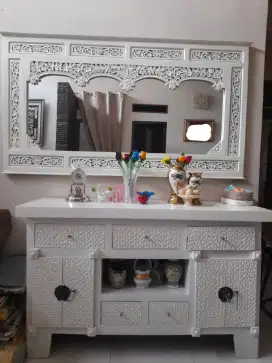 Buffet Kayu Jati Asli ( 1 set )