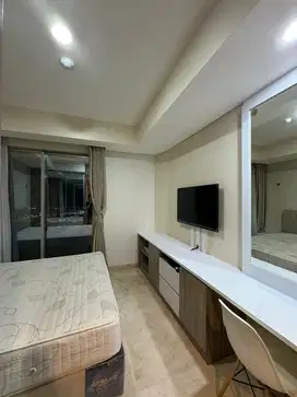 Disewa Apartemen Gold Coast Pik studio 28m2 furnished, sea view