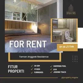 Sewa Apartemen Tares studio full furnish siap huni jakarta barat