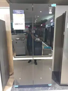 Kulkas Aqua 4 pintu kapasitas 645 ltr AQR-IG645AM(GB)