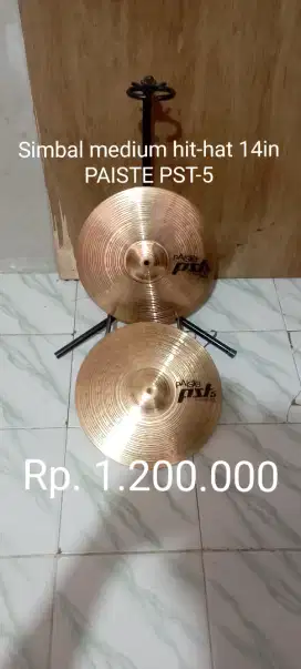 Simbal hit-hat 14in, silahkan dipilih