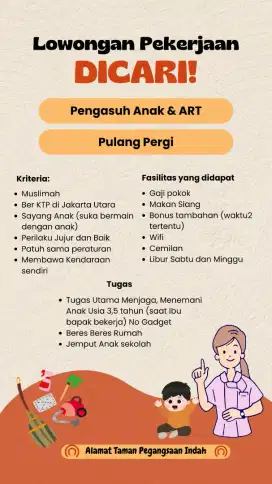Loker Pengasuh Anak & ART