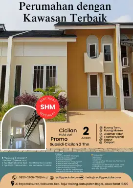 Rumah murah cicialn 2 jtaan tanpa DP