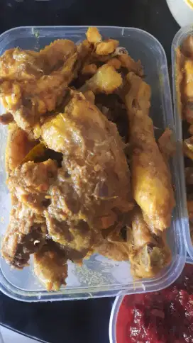 Home made Ayam ungkep lengkap sambal