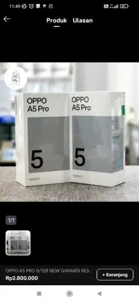 Oppo a5 pro internal 8/128 & 8/256
