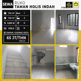 65 jt per thn Disewakan Ruko Taman Holis Indah lt 145 lb 146