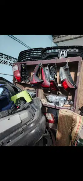 Grill brio headlamp stoplamp baru dan bumper bekas