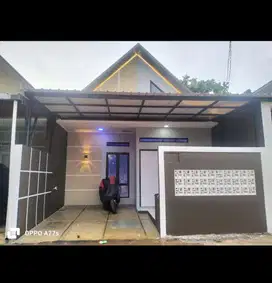 Rumah model scandinavian di serua depok