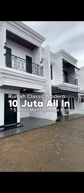 SUPER PROMO FANTASTIS! RUMAH MEWAH DI BINTARO HANYA 10 JUTA ALL-IN!