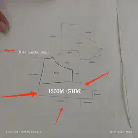 Jual Tanah Darat Lokasi strategis