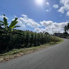 jual tanah luas kecil view bagus murah di tabanan bali.