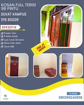 Dijual Kosan Full Terisi Dekat Kampus IPB Bogor