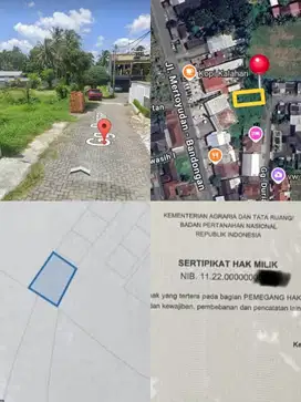 TANAH TERMURAH 201M STRATEGIS DEKAT AKMIL PAKELAN MAGELANG