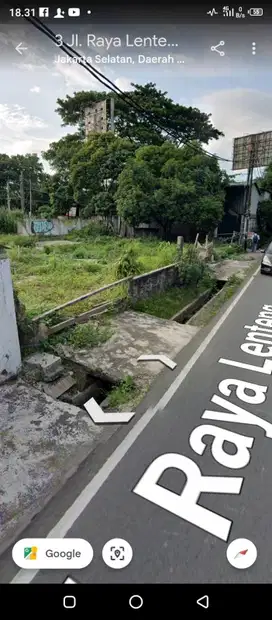 Tanah Komersil di bawah NJOP di Jln Raya Lenteng Agung Jakarta