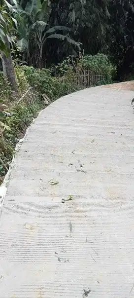 Tanah kebun nempel jalan mobil surat SHM