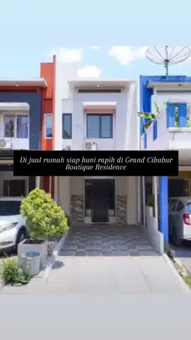 Di jual rumah siap huni rapih di Grand Cibubur Boutique Residence