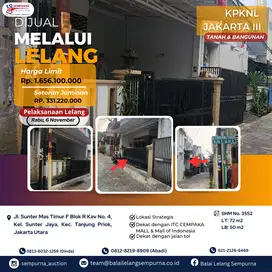 Dijual Hunian Mewah Melalui Lelang di Tanjung Priok Kota Jakarta Utara