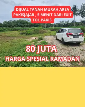 TANAH AREA PAKISJAJAR DEKAT EXIT TOL PAKIS MALANG