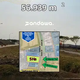 Siap Bangun Kavling industri 5.6Ha Kawasan Industri Artha hills