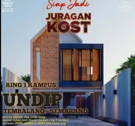 Rumah Kost 10 kmr Plus Furnished Undip Tembalang