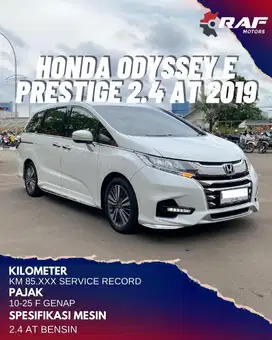 Honda Odyssey Prestige 2.4 AT 2019 Sunroof Putih FACELIFT