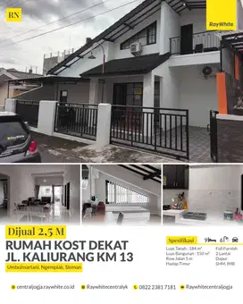 Rumah Kost minimalis cantik dekat Kampus UII Yogya