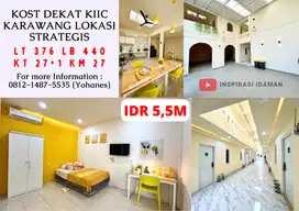 DIJUAL CEPAT! KOST DEKAT KIIC KARAWANG LOKASI STRATEGIS