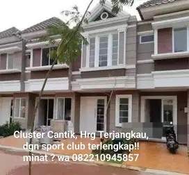 Rmh cluster fasilitas apartemen! strategis!
