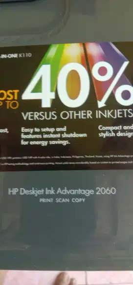 Alat printer/scan Hp ink advantage 2060