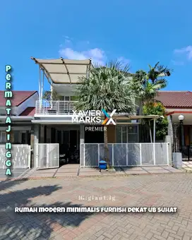 Rumah Modern Minimalis dekat UB di Permata Jingga Suhat Lowokwaru