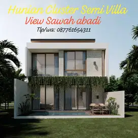 Rumah cluster View Sawah di Gatsu  Barat Denpasar